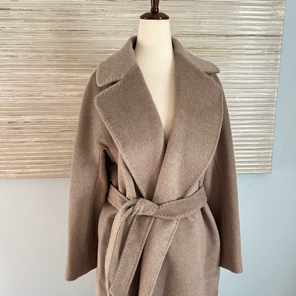 MaxMara Weekend DIEGO coat alpaca wool blend size 6 NWT - Picture 7 of 17